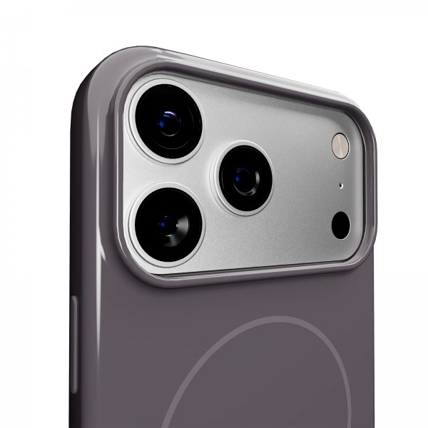 Puro iPhone 17 Pro Max Kuori Pulse MagSafe Tummanharmaa