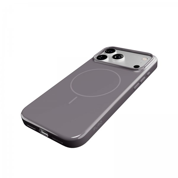 Puro iPhone 17 Pro Max Kuori Pulse MagSafe Tummanharmaa