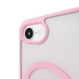 Puro iPhone 16/17 -kuori, liukuvärjätty vaaleanpunainen