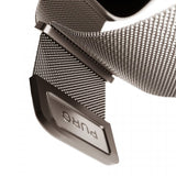 Puro Apple Watch 44/45/46mm/Ultra 49mm Milanese-ranneke titaani