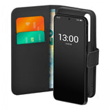 Puro Samsung Galaxy S24 Plus Suojakotelo Lompakko Jalusta Musta