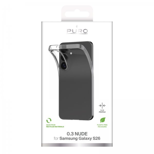 Puro Samsung Galaxy S26 -suojakuori Nude Läpinäkyvä