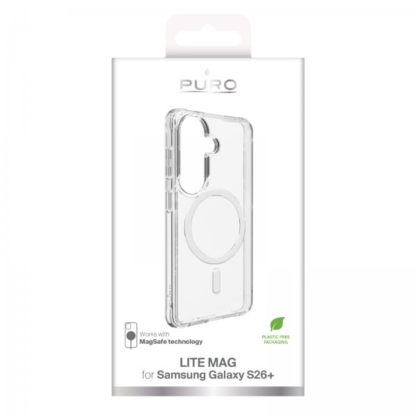 Puro Samsung Galaxy S26 Plus Lite Mag Läpinäkyvä Kuori