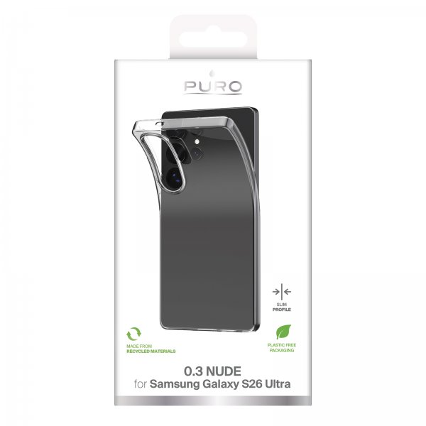 Puro Samsung Galaxy S26 Ultra Kuori Nude Läpinäkyvä