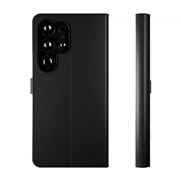 Puro Samsung Galaxy S26 Ultra -suojakotelo, lompakko, jalusta, musta