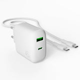 Puro Laturi johdolla ProLite Kit USB-C 45W 1.2m Valkoinen