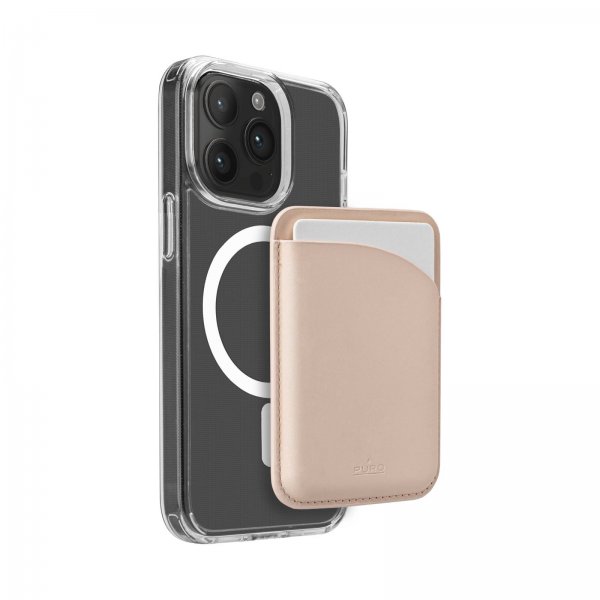 Puro MagSafe -korttikotelo Mag Wallet, pinkki