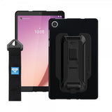 Armor-X Lenovo Tab M8 (4. sukupolvi) TB300 suojakuori, iskunkestävä kotelo, jalusta, käsiremmi ja X-Mount-kiinnitys