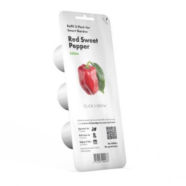 Click and Grow Smart Garden Refill 3-pack - Punainen paprika