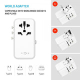 Kiinteä matkalaturi Voyager World Adapter 120W