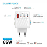 Kiinteä matkalaturi Voyager World Adapter 85W