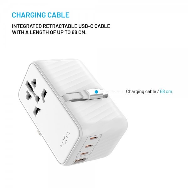 Kiinteä matkalaturi Voyager World Adapter 85W