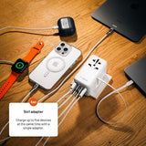 Kiinteä matkalaturi Voyager World Adapter 85W