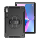 Armor-X Lenovo Tab P11 Pro (2. sukupolvi) TB132 TB138 Kuori Sateenkestävä Kestävä Kotelo Käsihihna Jalusta