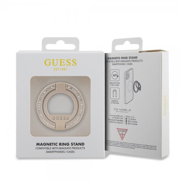 Guess Ring Stand MagSafe Kulta