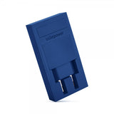 Usbepower ROCK kaksois-USB-laturi – 2-in-1-taskulaturi Sininen