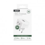 Xqisit Laturi 35W 2xUSB-C GaN -seinälaturi