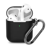 KeyBudz AirPods (1/2) Kuori PodSkinz KeyChain Series Musta
