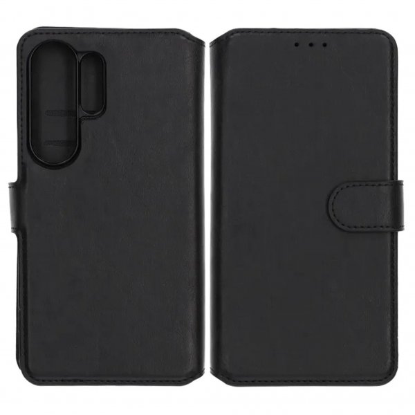 Rvelon Samsung Galaxy S26 Ultra -suojakotelo 4 korttipaikkaa irrotettava kuori, musta