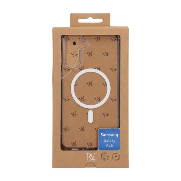 Rvelon Samsung Galaxy A56 Kuori TPU MagSafe Läpinäkyvä