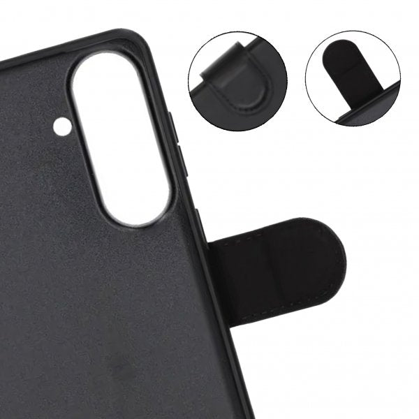 Rvelon Samsung Galaxy S26 Plus -kotelo, 4 korttipaikkaa, musta