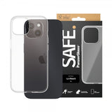 SAFE by PanzerGlass iPhone 15 kuori pehmeä TPU-kotelo läpinäkyvä
