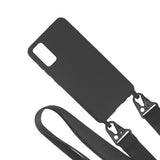 Samsung Galaxy S20 Suojakuori Silikonia Kaulanauhalla Musta