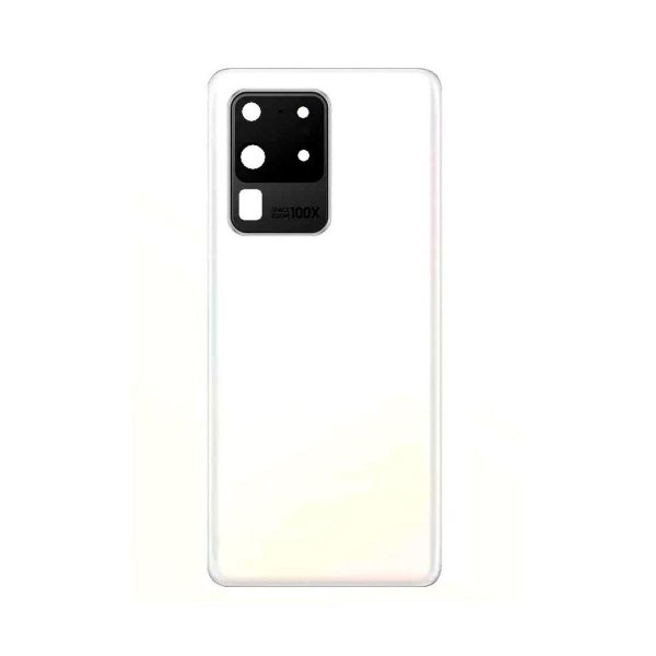 Samsung Galaxy S20 Ultra Takaosa - Valkoinen