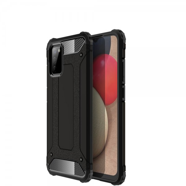 Samsung Galaxy A02s Kuori Armor Musta