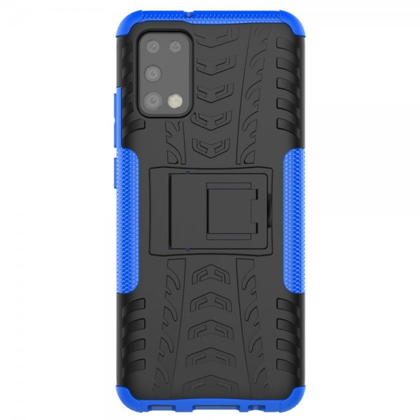 Samsung Galaxy A02s Kuori Rengaskuvio Jalustatoiminto Sininen