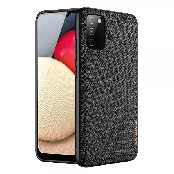 Dux Ducis Samsung Galaxy A02s -suojakotelo, Fino-sarja, musta