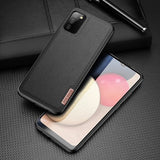 Dux Ducis Samsung Galaxy A02s -suojakotelo, Fino-sarja, musta