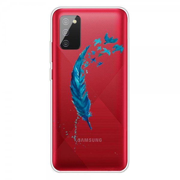 Samsung Galaxy A02s Kuori Kuvio Sulka