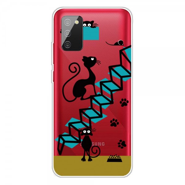 Samsung Galaxy A02s Kuori Kissa ja Portaat