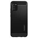Spigen Samsung Galaxy A02s Suojakuori Rugged Armor Matte Black