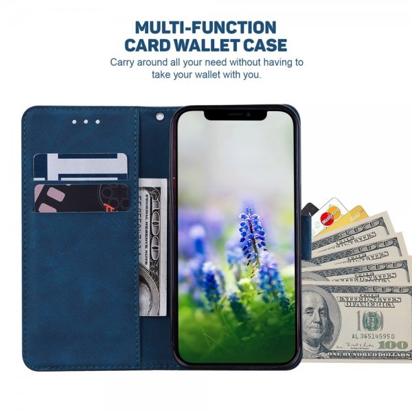 Samsung Galaxy A03 Kuoret Kuvioitu Sininen