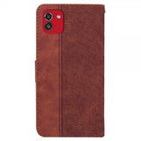 Samsung Galaxy A03 Kuviollinen ruskea kotelo