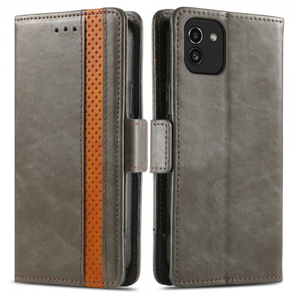 Samsung Galaxy A03 Suojakuori Stripe Harmaa