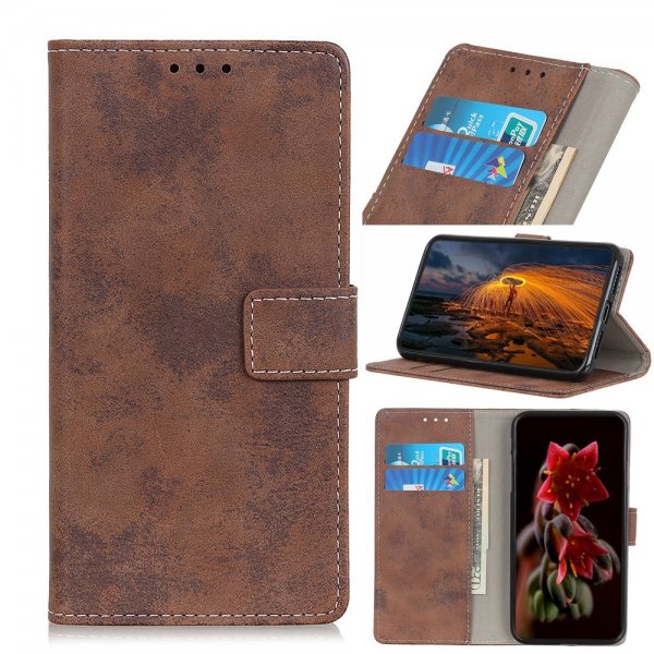 Samsung Galaxy A03 Vintage Ruskea Kotelo