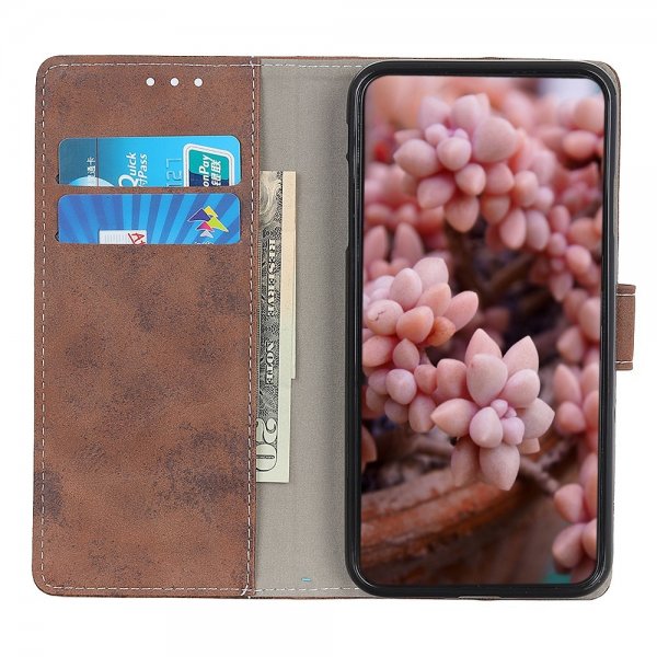 Samsung Galaxy A03 Vintage Ruskea Kotelo