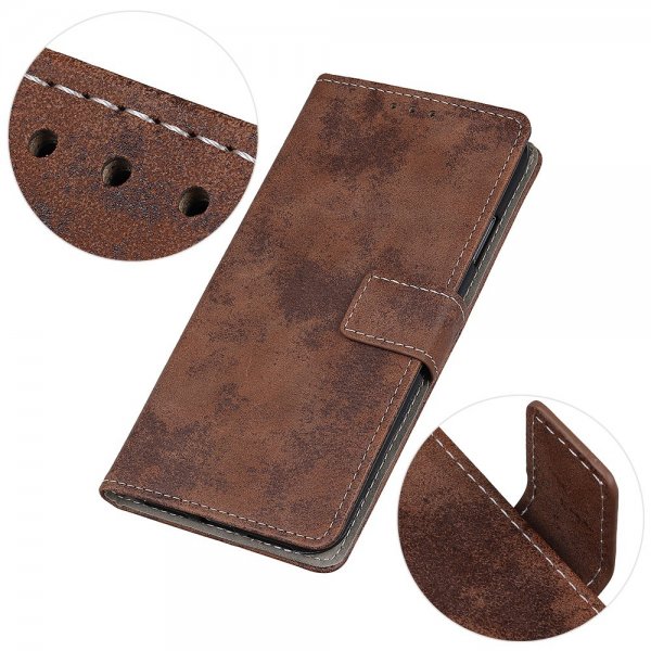 Samsung Galaxy A03 Vintage Ruskea Kotelo