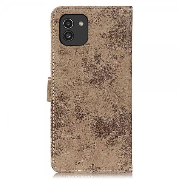Samsung Galaxy A03 Vintage Khaki -kotelo