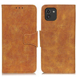 Samsung Galaxy A03 Vintage Vaaleanruskea Kotelo