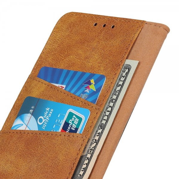 Samsung Galaxy A03 Vintage Vaaleanruskea Kotelo
