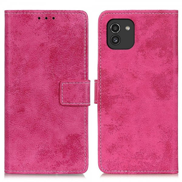 Samsung Galaxy A03 Vintage Magenta Kotelo