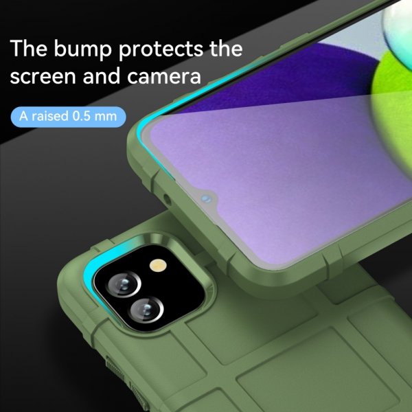 Samsung Galaxy A03 Kuori Ruutukuvio Vihreä