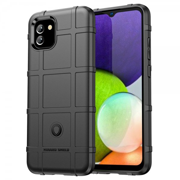 Samsung Galaxy A03 Kuori Ruutukuvio Musta