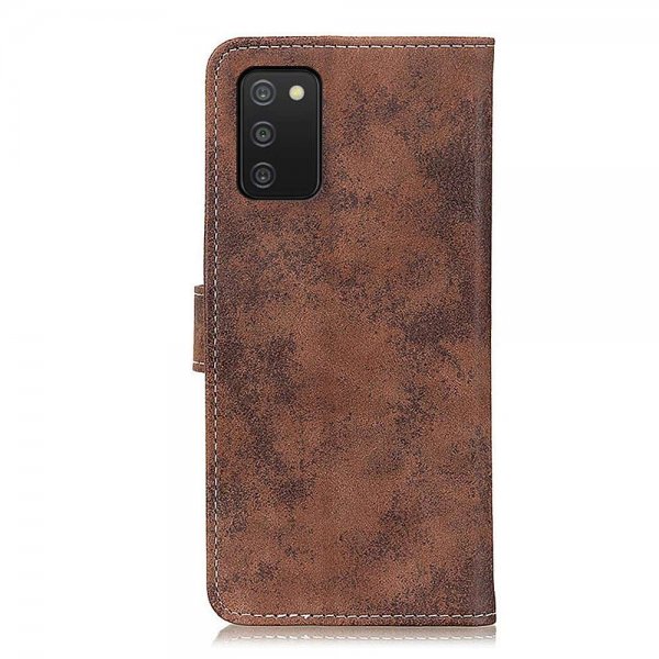 Samsung Galaxy A03s Suojakotelo Vintage Ruskea