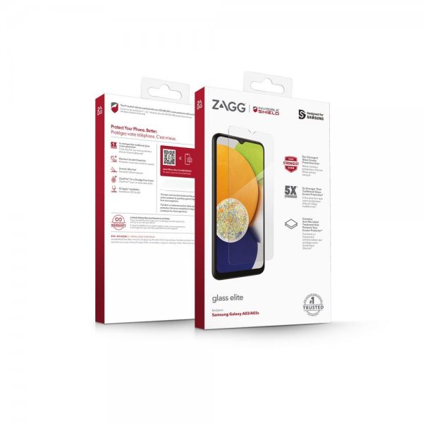 ZAGG InvisibleShield Samsung Galaxy A03/A03s näytönsuoja Glass Elite