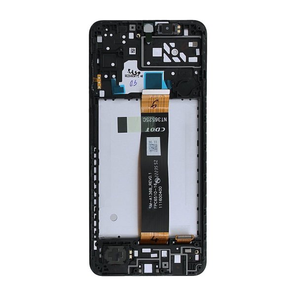 Samsung Galaxy A04s 2022 (SM-A047) Näyttö LCD-paneelilla Alkuperäinen - Musta